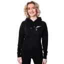 Hoodie Black with Gorilla Outline - Women